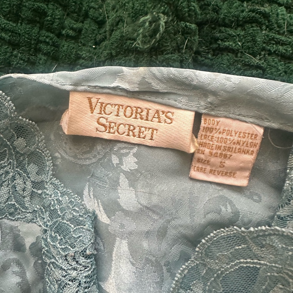 Victoria's Secret Blue Lace Detail Top - Picture 2 of 3